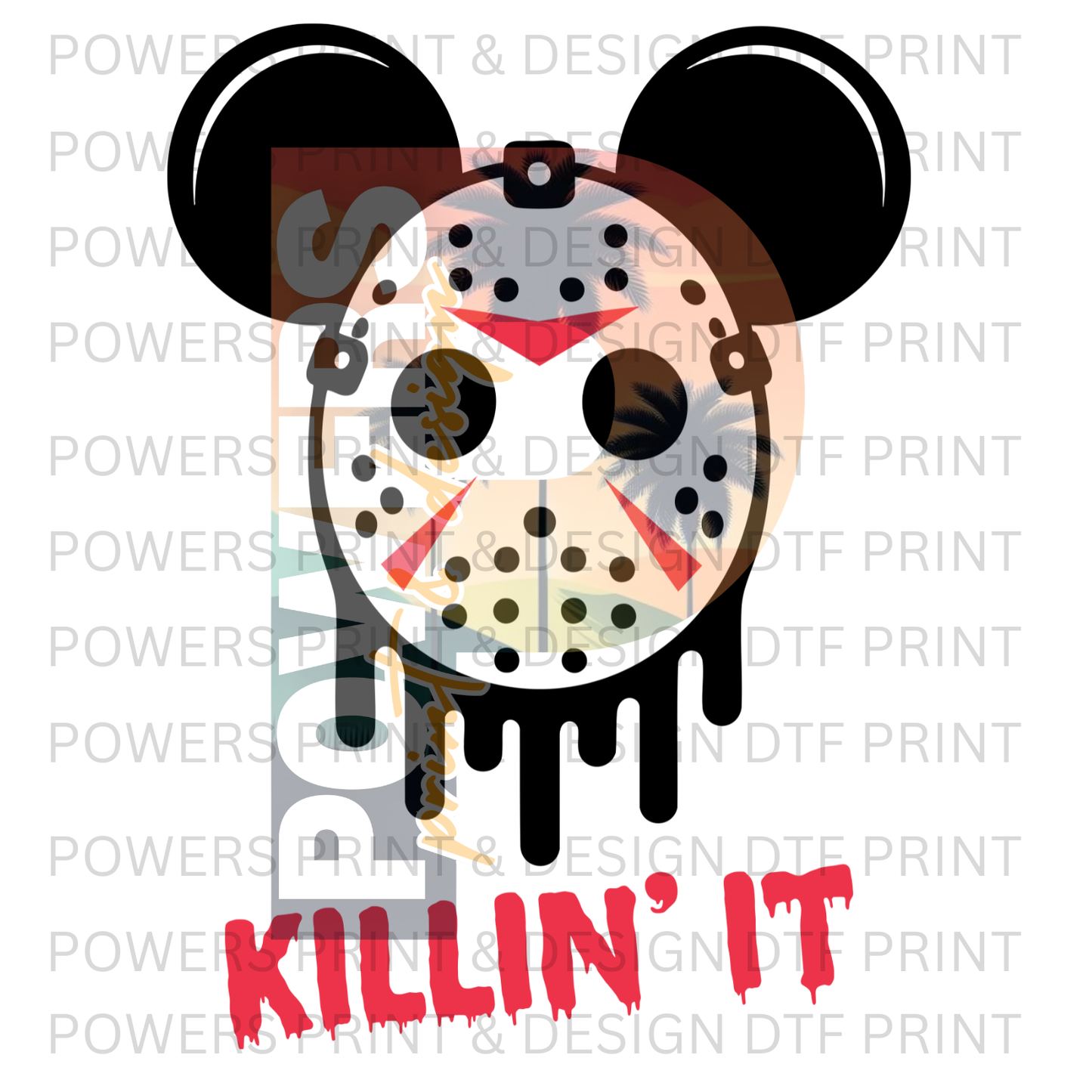Jason Mouse SINGLE DTF PRINT