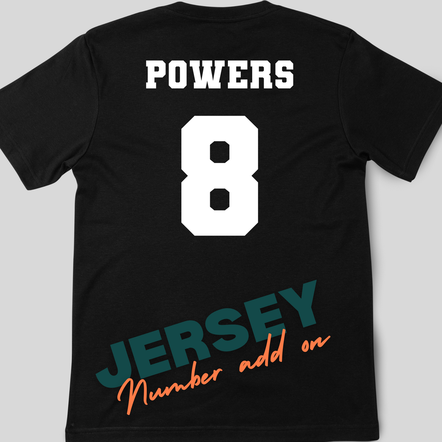 Jersey Number and Last Name Add-On