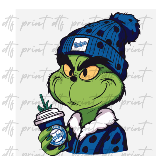 Green Guy Dodgers SINGLE DTF PRINT