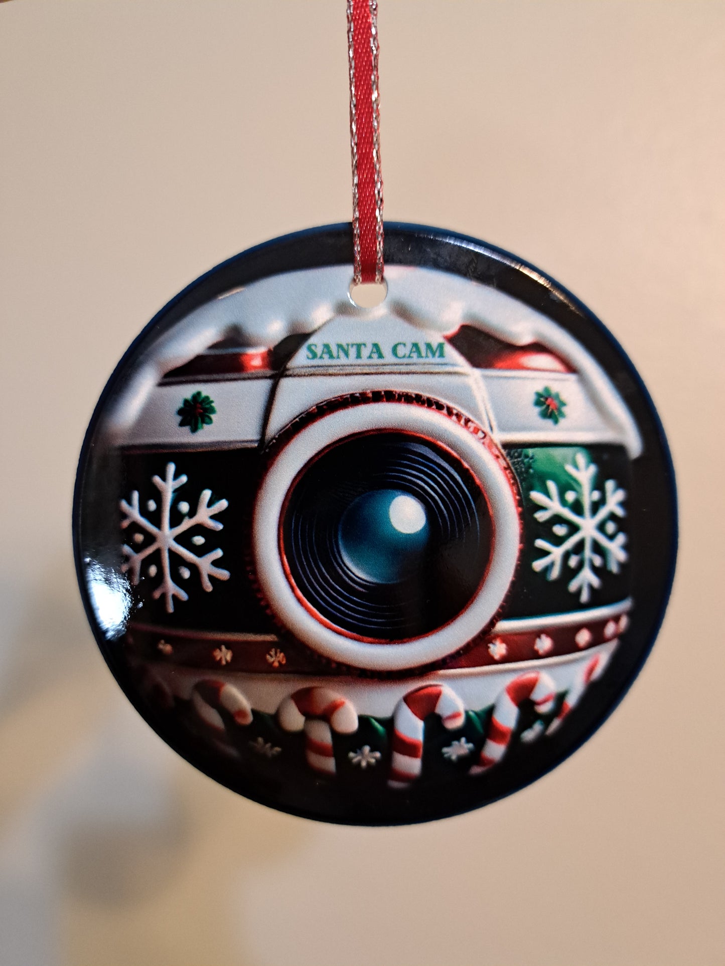 Santa Cam Ornament