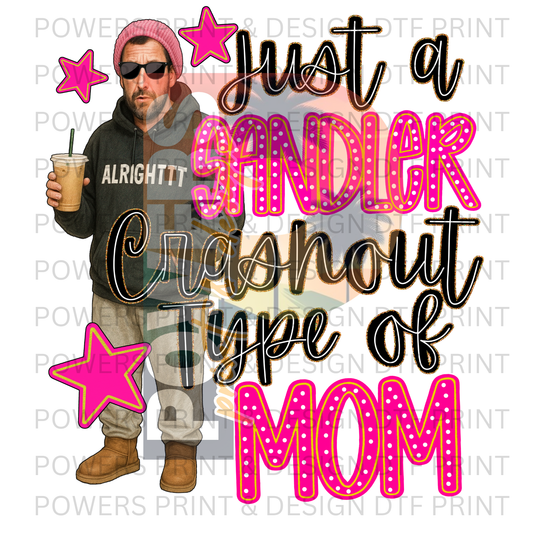 Sandler Crashout SINGLE DTF PRINT