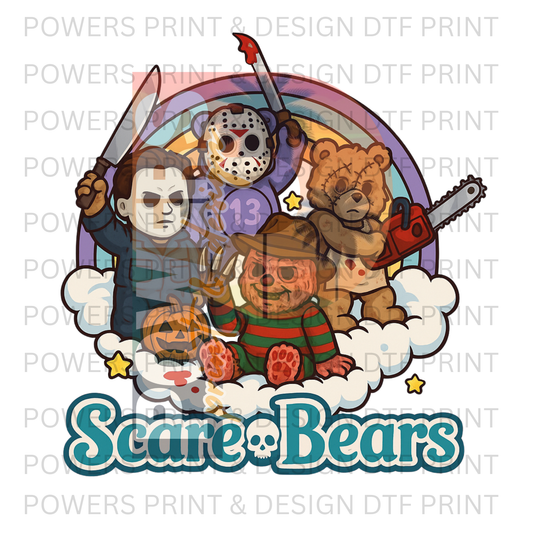Scare Bears SINGLE DTF PRINT