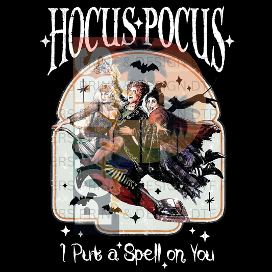 I Put A Spell On You (dark shirts) SINGLE DTF PRINT